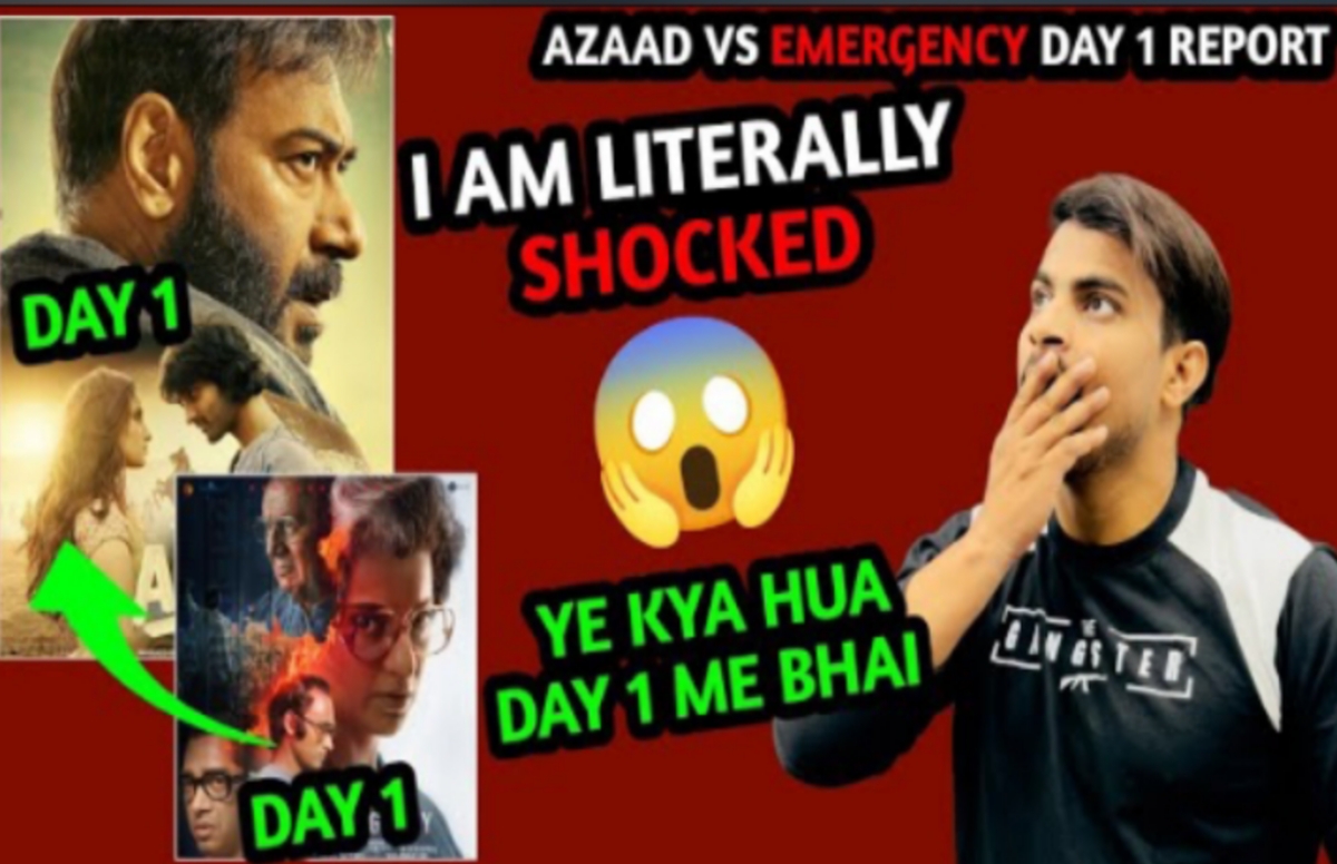 Azaad Movie Day 1 Shocking Collection | Emergency Kangana Ranaut Day 1 Collection